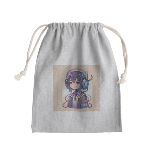 ゲーミング少女ピーシーファイブ Mini Drawstring Bag