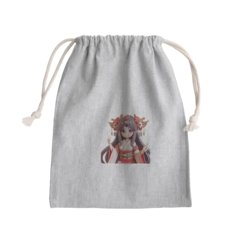 巫女キャラグッズ、３つ目の巫女登場！ Mini Drawstring Bag