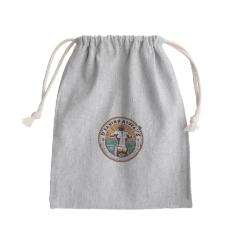 サウナーオジ　バックスタイル Mini Drawstring Bag