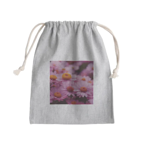 フクジュソウ柄 Mini Drawstring Bag