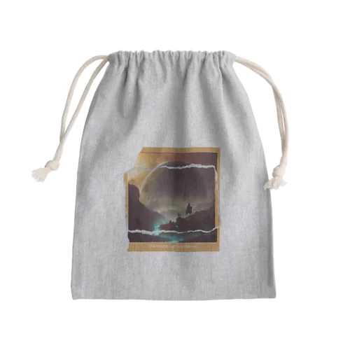 【アート】The World of Light and Darkness -光 Mini Drawstring Bag