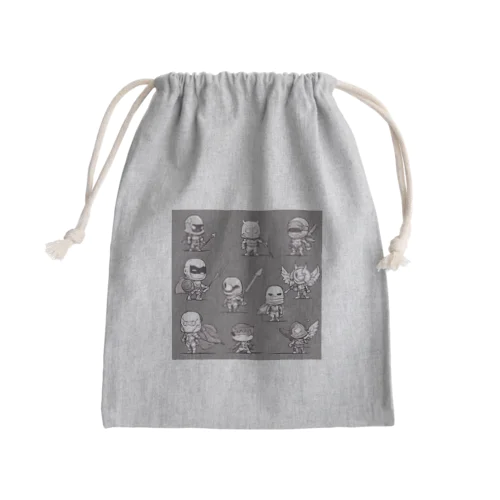 かわいい勇者たち Mini Drawstring Bag