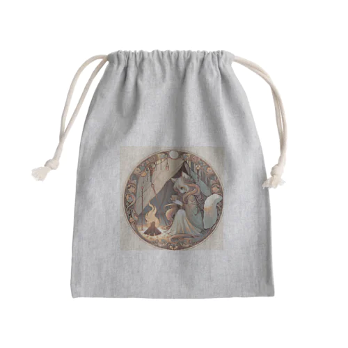 猫耳珈琲 Mini Drawstring Bag