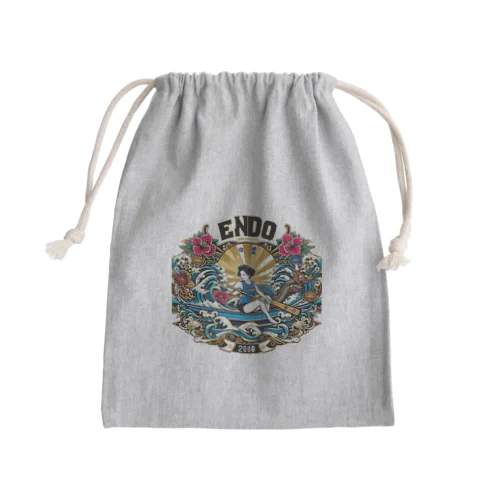 えんどうちゃん Mini Drawstring Bag