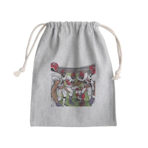 作戦会議 Mini Drawstring Bag