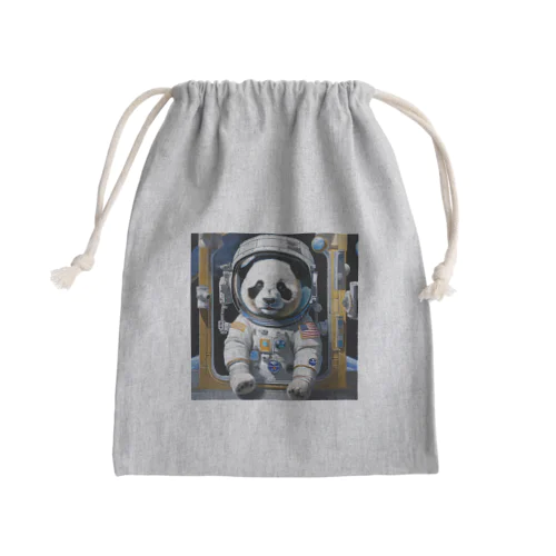 宇宙パンダ Mini Drawstring Bag