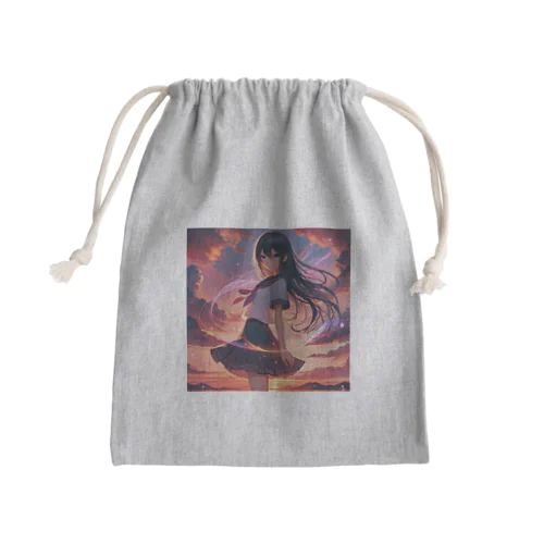 ファンタジー女子高生 Mini Drawstring Bag