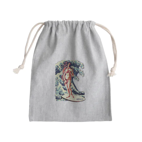 波乗りヴィーナス Mini Drawstring Bag