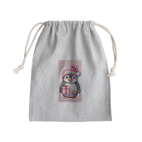 ペンギンの子（ペン子） Mini Drawstring Bag