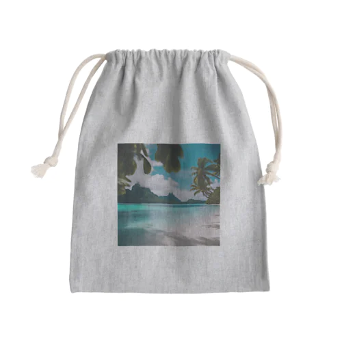 ボラボラ島 Mini Drawstring Bag