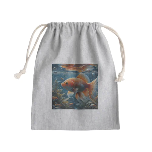 金運招福金魚様 Mini Drawstring Bag