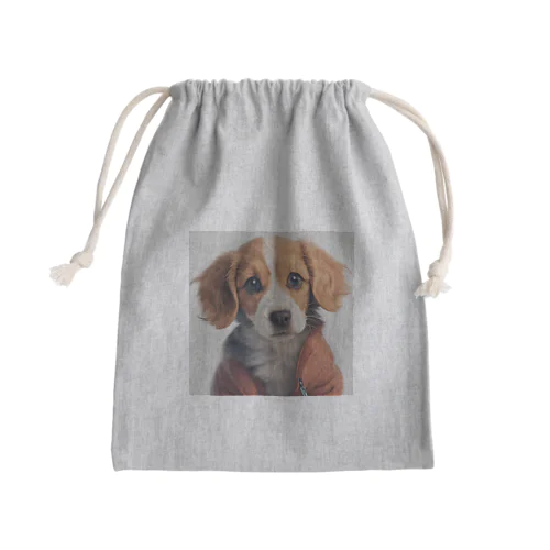 かわいい　犬 Mini Drawstring Bag