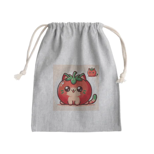 トマト猫 Mini Drawstring Bag