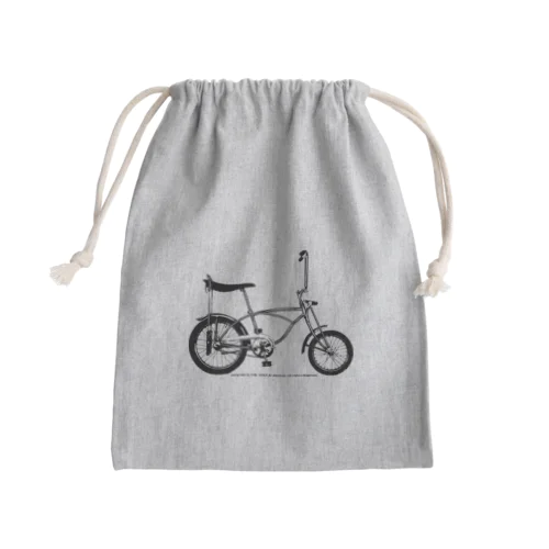 クールでスタイリッシュなアメリカン自転車 Mini Drawstring Bag