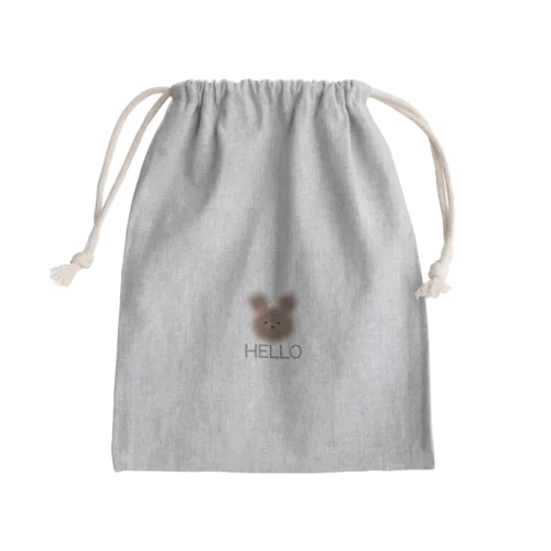 森の𓏸𓏸さん  Mini Drawstring Bag