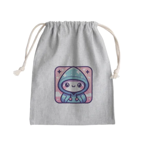 うるうるポンチョ Mini Drawstring Bag