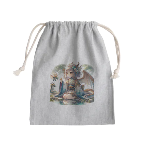 こまめの妖怪集（りゅう姫１） Mini Drawstring Bag