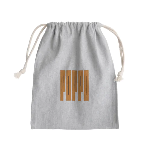 新潟名物ぽっぽ焼き Mini Drawstring Bag