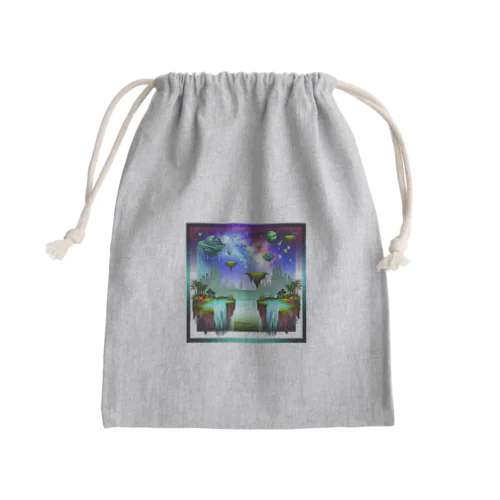 幻想世界 Mini Drawstring Bag