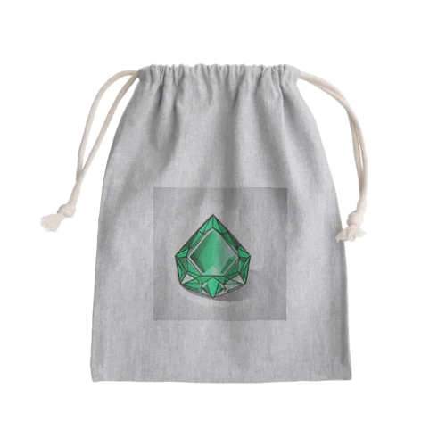 エメラルド Mini Drawstring Bag