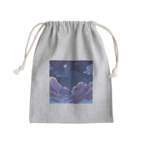 空を飛んでみない? Mini Drawstring Bag