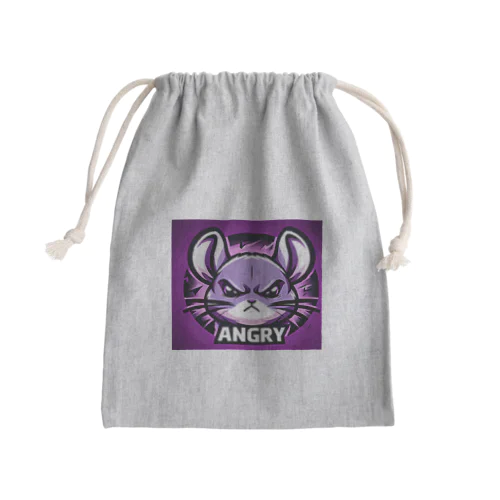 ぷんぷん チンチラ Mini Drawstring Bag