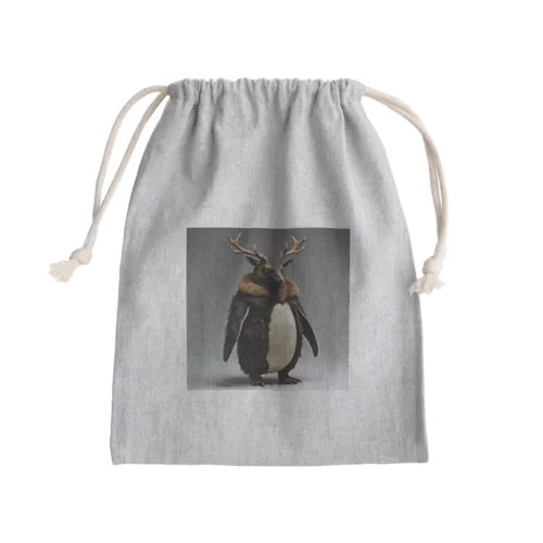 シカペンギン　パターンB Mini Drawstring Bag