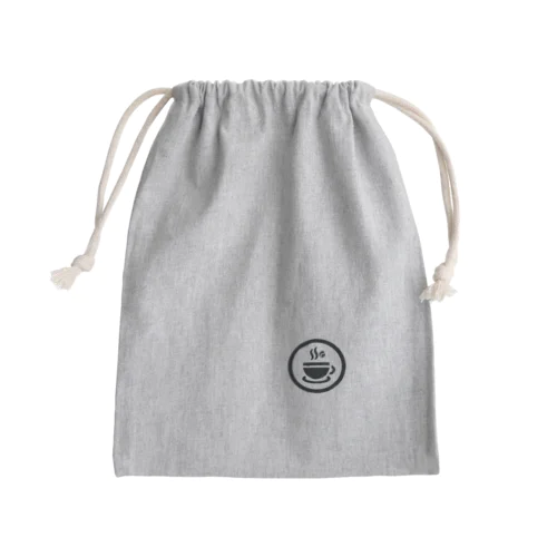 カフェを愛する者 Mini Drawstring Bag