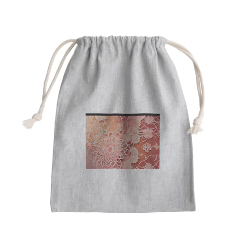 フラワーローズ Mini Drawstring Bag