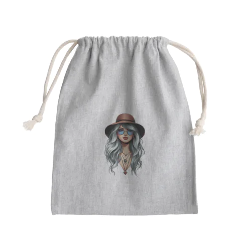 レディ2 Mini Drawstring Bag