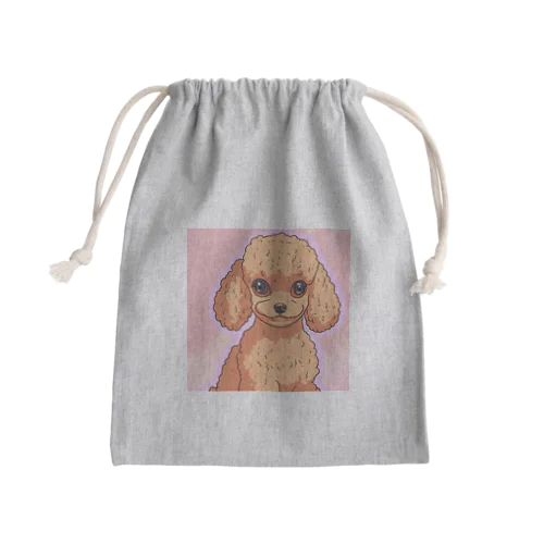 おしゃれトイプードル3 Mini Drawstring Bag