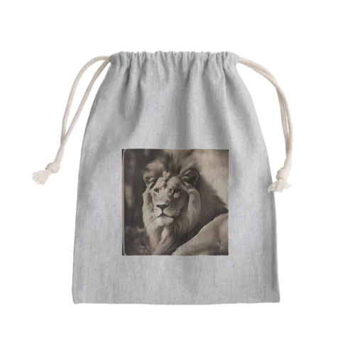 ライオン Mini Drawstring Bag