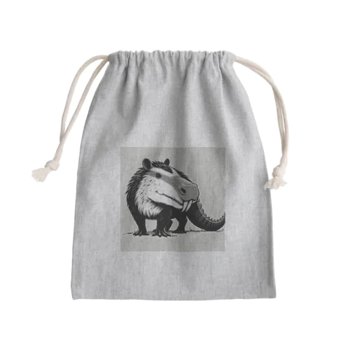 ワニバラ Mini Drawstring Bag