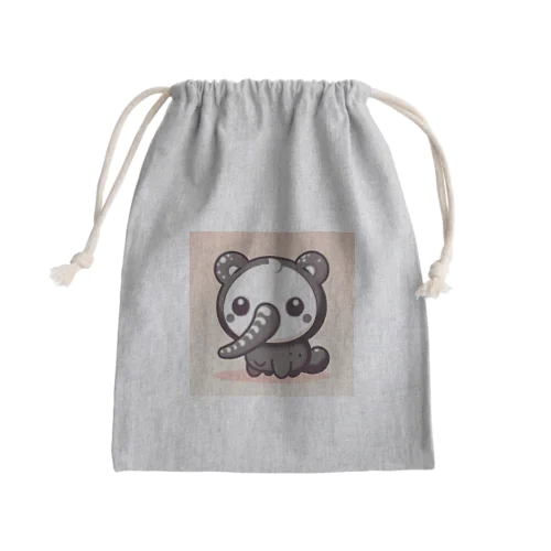 ゾウパンダ Mini Drawstring Bag