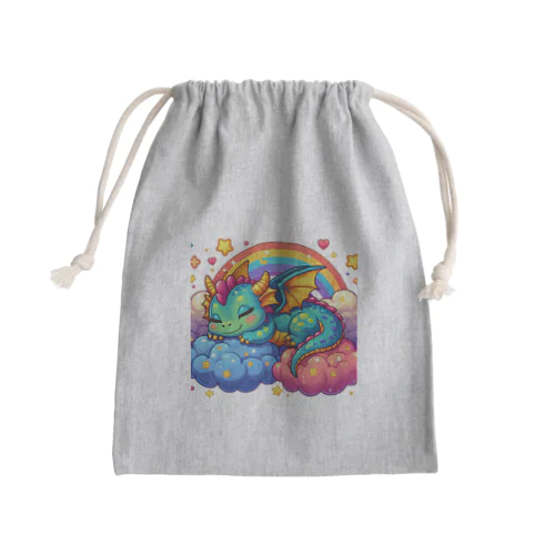 夢見るドラゴン Mini Drawstring Bag