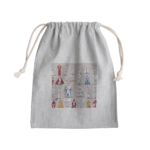 折り紙戦士 Mini Drawstring Bag