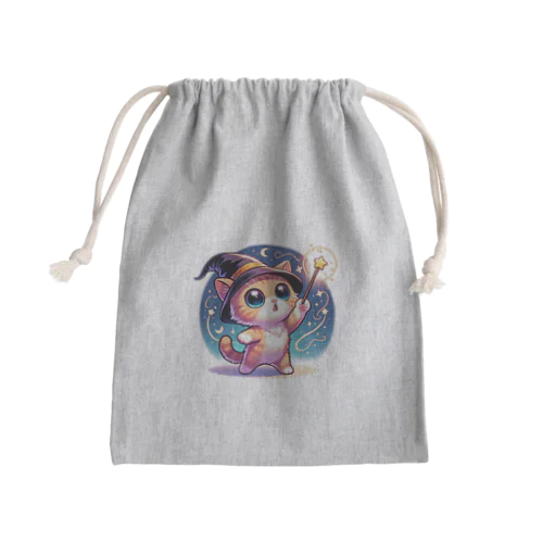 子猫の魔法使い Mini Drawstring Bag