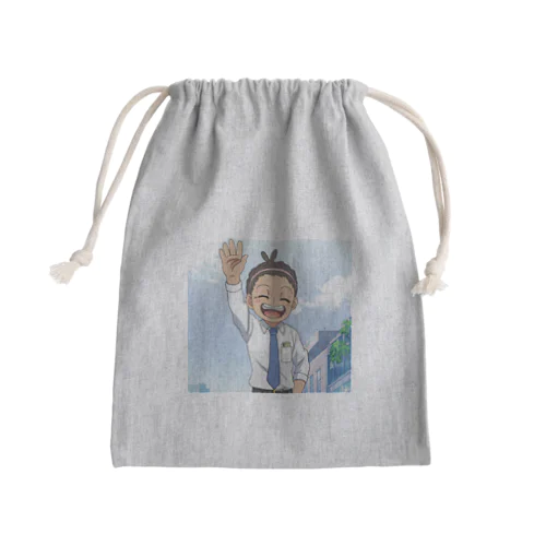 寝グセ？＠サラリーマン Mini Drawstring Bag