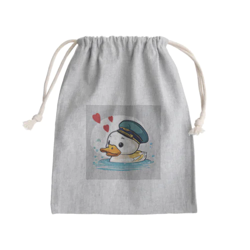 ゆっくり進行☆あひる隊長！ Mini Drawstring Bag