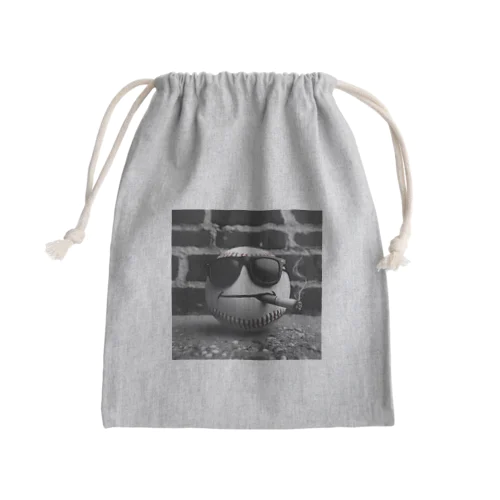 ストレート Mini Drawstring Bag