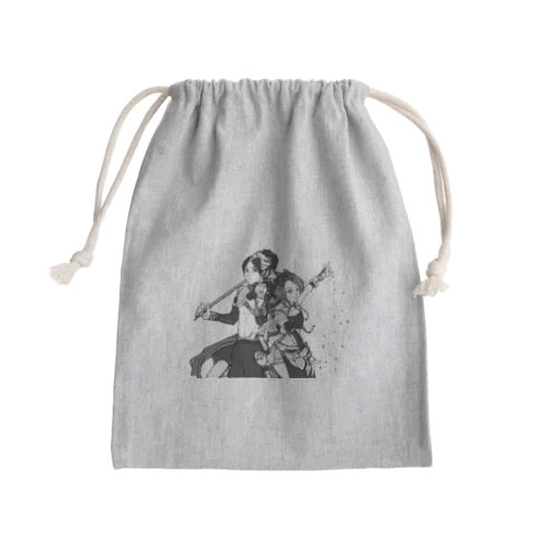 【砂音無常】ロゴ無し Mini Drawstring Bag