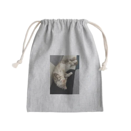 福猫ベルちゃんの開運グッズ Mini Drawstring Bag