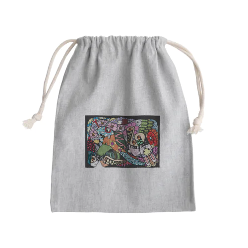 彩 Mini Drawstring Bag