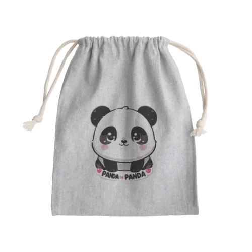 パンダdeぱんだ Mini Drawstring Bag