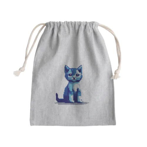 多分ついて行かないほうが良いタイプの猫 Mini Drawstring Bag