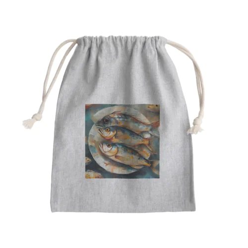 粗食が一番 Mini Drawstring Bag