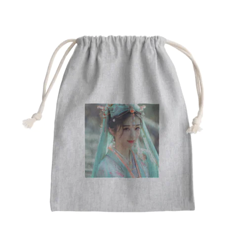 エメラルドグリーンの織姫 アメジスト 2846 Mini Drawstring Bag