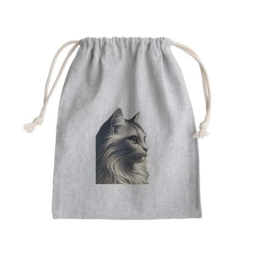 仮）ネコしゃん Mini Drawstring Bag