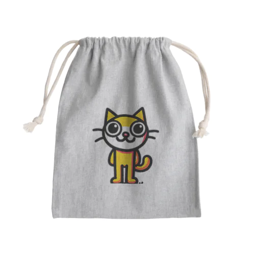 仮）ネコしゃん Mini Drawstring Bag