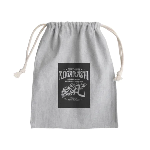 KOGARASHI motorcycle club Mini Drawstring Bag